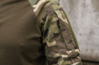 Тактичний військовий одяг. Чоловіча бойова сорочка Убакс (UBACS) з довгим рукавом мультикам розмір 68 (BEZ-2211) - зображення 6