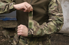 Тактичний військовий одяг. Чоловіча бойова сорочка Убакс (UBACS ) з довгим рукавом мультикам розмір 68 (BEZ-2211) - изображение 9