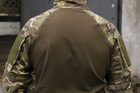 Тактичний військовий одяг. Чоловіча бойова сорочка Убакс (UBACS) з довгим рукавом мультикам розмір 58 (BEZ-2211) - зображення 4