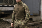 Тактичний військовий одяг. Чоловіча бойова сорочка Убакс (UBACS) з довгим рукавом мультикам розмір 48 (BEZ-2211) - зображення 3