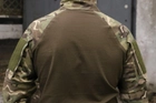 Тактичний військовий одяг. Чоловіча бойова сорочка Убакс (UBACS ) з довгим рукавом мультикам розмір 48 (BEZ-2211) - изображение 4