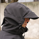 Тактична куртка Softshell. Куртка Софтшелл Haunt-Hanter. Розмір 46 чорний (0016К-1) - зображення 4