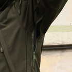 Тактична куртка Softshell. Куртка камуфляжна Софтшелл Haunt-Hanter. Розмір 58 олива (0016К-О) - зображення 9