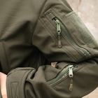 Тактична куртка Softshell. Куртка Софтшелл Haunt-Hanter. Розмір 52 олива (0016К-О) - зображення 10