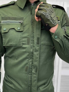 Тактический военный костюм M16 ( Рубашка + Штаны ), Камуфляж: Олива, Размер: XXXL - изображение 4
