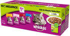 Mokra karma dla kotów WHISKAS Mix smaków w galaretce - saszetki 40x100g (3065890133259)