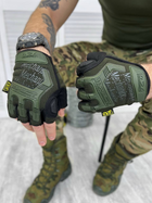 Тактические Перчатки без пальцев Mechanix Олива XL - изображение 1