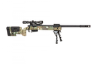 Снайперська страйкбольна гвинтівка Specna Arms SA-S03 Core with Scope and Bipod Multicam - зображення 6