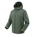 Куртка / ветровка тактическая Softshell olive (олива) софтшелл Размер M - изображение 1