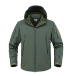 Куртка / вітровка тактична Softshell olive (олива) софтшелл Розмір 3XL - зображення 3