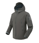 Куртка / вітровка тактична Softshell grey (сірий) софтшелл Розмір 3XL - зображення 1