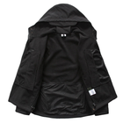 Куртка / ветровка тактическая Softshell black (черный) софтшелл Размер M - изображение 3