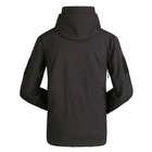 Куртка / ветровка тактическая Softshell black (черный) софтшелл Размер 4XL - изображение 4