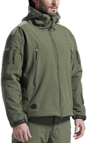 Куртка / вітровка тактична Softshell olive (олива) софтшелл Розмір XL - зображення 7