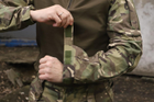 Тактичний військовий одяг. Чоловіча бойова сорочка, убакс (UBACS) з довгим рукавом, розмір 46 (BEZ-2211) - зображення 9