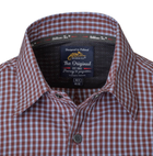 Рубашка (Скрытое ношение) Covert Concealed Carry Shirt Helikon-Tex Scarlet Flame Checkered XXL Тактическая мужская - изображение 6