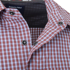 Рубашка (Скрытое ношение) Covert Concealed Carry Shirt Helikon-Tex Scarlet Flame Checkered XXL Тактическая мужская - изображение 8