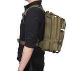 Тактический штурмовой рюкзак Eagle M05G 25л темно-зеленый - изображение 4