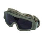 Тактические очки маска E-Tac WT-12 + сменные линзы (1 очки и 3 линзы) - изображение 2
