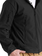 Зимняя тактическая куртка Eagle Soft Shell WJ-17 с флисом Black 2XL - изображение 6
