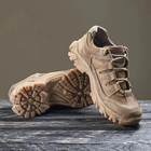 Кросівки унісекс шкіряні Demi Season 39 (25.5 см) Демісезон 1208 Ukr-Tec (Койот) тактичні черевики - зображення 1