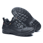 Тактичні демісезонні водонепроникні кросівки чорні 42 - изображение 4