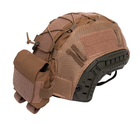 Комплект кавер для шлема Fast и подсумок карман (противовес) для аксессуаров на кавер кайот - изображение 6