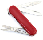 Складаний швейцарський ніж-брелок Signature Victorinox 0.6225_Vx06225 7 функцій 58мм червоний - зображення 4