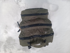 Військовий рюкзак на 60 літрів із системою MOLLE армійський ЗСУ рюкзак колір олива - зображення 8