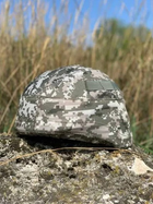 Кавер на каску с креплением для очков шлем маскировочный чехол на каску цвет пиксель ЗСУ водонепроницаемый - изображение 3