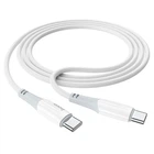 Кабель Hoco X70 Ferry 60W charging data cable Type-C to Type-C White