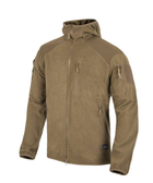 Куртка Alpha Hoodie Jacket - Grid Fleece Helikon-Tex Coyote XXXL Тактическая - изображение 1