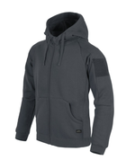 Куртка толстовка (Худі) Urban Tactical Hoodie (Fullzip) Lite Helikon-Tex Grey M Тактична чоловіча