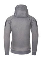Куртка толстовка (Худи) Urban Tactical Hoodie (Fullzip) Helikon-Tex Grey Melange XL (Фулзип) Тактическая мужская - изображение 3