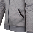 Куртка толстовка (Худі) Urban Tactical Hoodie (Fullzip) Helikon-Tex Grey Melange 3XL Тактична чоловіча - зображення 6