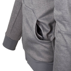 Куртка толстовка (Худи) Urban Tactical Hoodie (Fullzip) Helikon-Tex Grey Melange 3XL Тактическая мужская - изображение 7