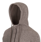 Куртка толстовка (Худи) Covert Tactical Hoodie (Fullzip) Helikon-Tex Light Grey Melange L Тактическая мужская - изображение 7