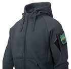 Куртка толстовка (Худі) Urban Tactical Hoodie (Fullzip) Lite Helikon-Tex Grey XL Тактична чоловіча - зображення 8