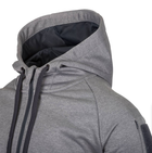 Куртка толстовка (Худи) Urban Tactical Hoodie (Fullzip) Helikon-Tex Grey Melange L (Урбан) Тактическая мужская - изображение 4