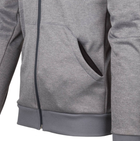 Куртка толстовка (Худи) Urban Tactical Hoodie (Fullzip) Helikon-Tex Grey Melange XS Тактическая мужская - изображение 6