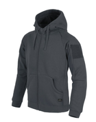 Куртка толстовка (Худи) Urban Tactical Hoodie (Fullzip) Lite Helikon-Tex Grey 3XL Тактическая мужская - изображение 1
