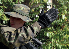 Тактичні сенсорні шкіряні рукавички Holik Beth black розмір М - зображення 8