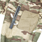 Тактическая флисовая кофта S.archon HSD06 Camouflage CP XL военная толстовка армейская - изображение 5