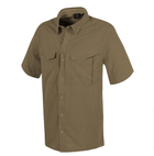 Рубашка Ultralight с коротким рукавом Defender MK2 Ultralight Shirt Short Sleeve Helikon-Tex Silver Mink XS Тактическая мужская - изображение 1