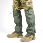 Военные тактические гамаши от дождя, грязи армейские гетры - дождевики для ног, гамаши Олива (KS4434354) - изображение 1