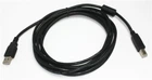 Кабель Cablexpert USB - USB Type-B V 2.0 (M/M), 1.8 м, ферритовый фильтр, черный (CCF-USB2-AMBM-6)
