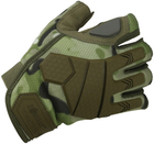 Тактичні рукавички Kombat Alpha Fingerless Tactical Gloves Мультикам M (kb-aftg-btp-m) - зображення 1