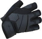 Тактичні рукавички Kombat Alpha Fingerless Tactical Gloves Чорні M (kb-aftg-blk-m) - зображення 1