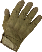 Тактичні рукавички Kombat Recon Tactical Gloves Койот L (kb-rtg-coy-l) - зображення 1