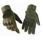 Тактические перчатки полнопалые Oakley (велорукавицы, моторукавицы) Олива XXL - изображение 3